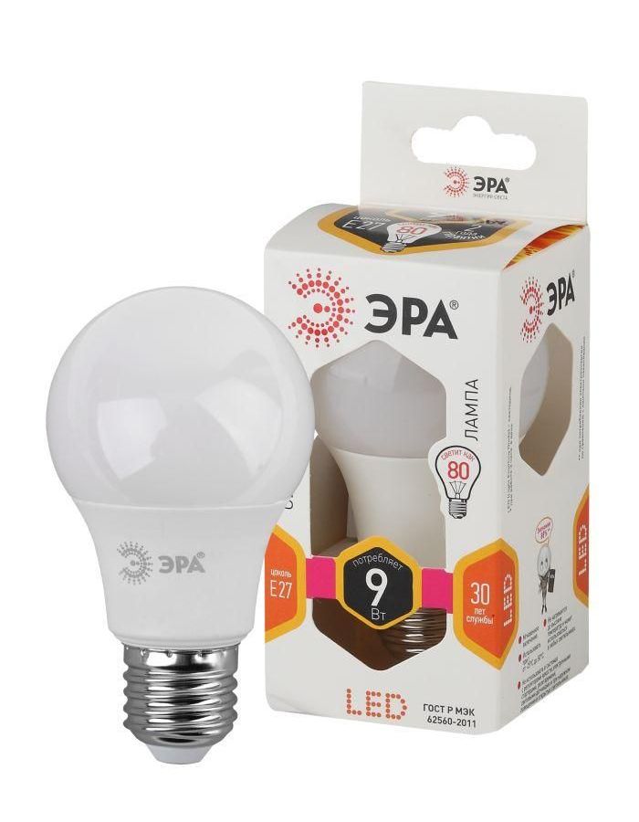 Лампа светодиодная A60-9W-827-E27 грушевидная 720лм ЭРА Б0032246, Белый
Лампа светодиодная A60-9W-827-E27 грушевидная 720лм ЭРА Б0032246, Белый