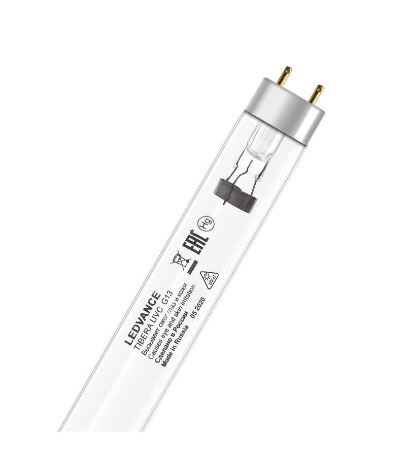Лампа бактерицидная с УФ-С излучением TIBERA UVC T8 15W G13 LEDVANCE 4058075499201
Лампа бактерицидная с УФ-С излучением TIBERA UVC T8 15W G13 LEDVANCE 4058075499201