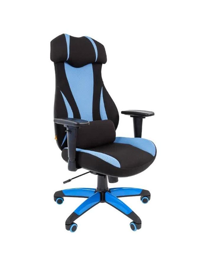 Компьютерное кресло Chairman game 14 чёрное/голубое
Компьютерное кресло Chairman game 14 чёрное/голубое