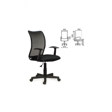 Кресло Brabix Spring MG-307 черное TW
Кресло Brabix Spring MG-307 черное TW