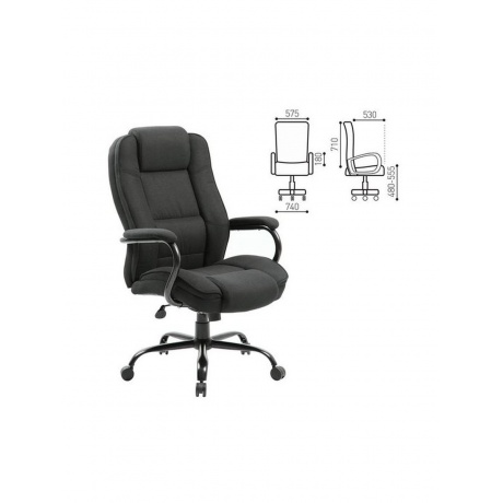 Компьютерное кресло Brabix Premium Heavy Duty HD-002 усиленное ткань
Компьютерное кресло Brabix Premium Heavy Duty HD-002 усиленное ткань