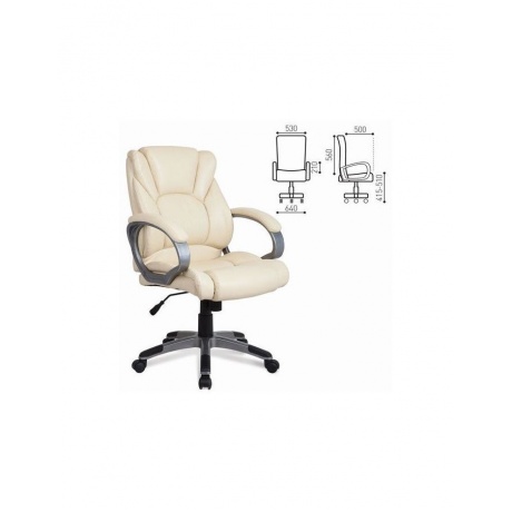 Компьютерное кресло Brabix Eldorado EX-504 (экокожа бежевое)
Компьютерное кресло Brabix Eldorado EX-504 (экокожа бежевое)