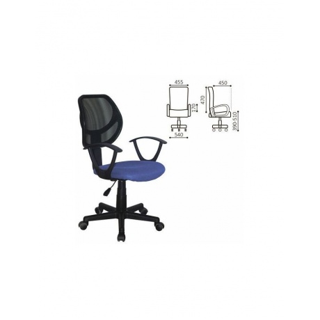 Кресло компактное BRABIX Flip MG-305 ткань TW синее/черное
Кресло компактное BRABIX Flip MG-305 ткань TW синее/черное