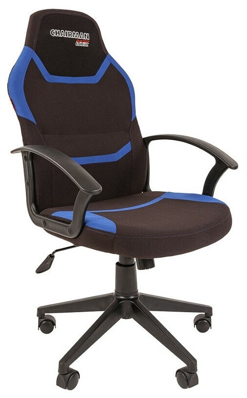 Кресло игровое Chairman game 9 чёрное/синее 7104730
Кресло игровое Chairman game 9 чёрное/синее 7104730