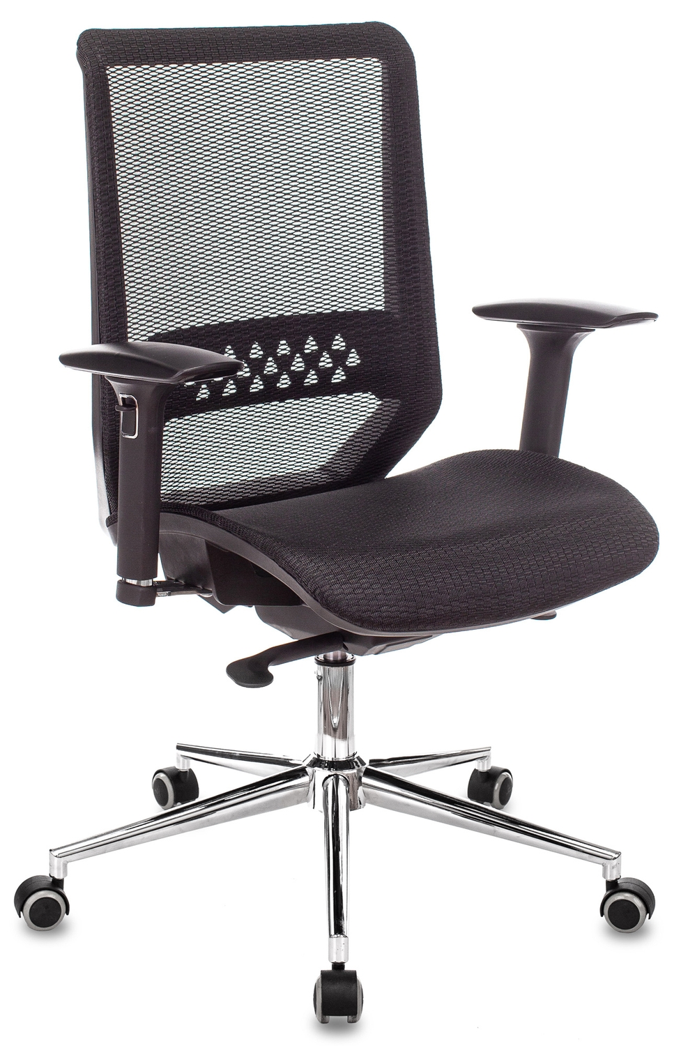 Кресло Бюрократ Sirius черный сетка крестовина металл хром
Кресло Бюрократ Sirius черный сетка крестовина металл хром