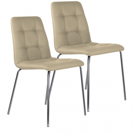 Стулья Brabix Twins CF-011, комплект 2 шт.хром каркас, экокожа, бежевый
Стулья Brabix Twins CF-011, комплект 2 шт.хром каркас, экокожа, бежевый