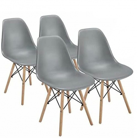 Стулья Brabix Eames CF-010, комплект 4 шт., пластик серый, опоры дерево/металл, 532632, 20
Стулья Brabix Eames CF-010, комплект 4 шт., пластик серый, опоры дерево/металл, 532632, 20
