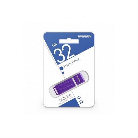 Флэшка Smartbuy USB 2.0 Flash Drive 32GB Quartz series Violet (SB32GBQZ-V)
Флэшка Smartbuy USB 2.0 Flash Drive 32GB Quartz series Violet (SB32GBQZ-V)