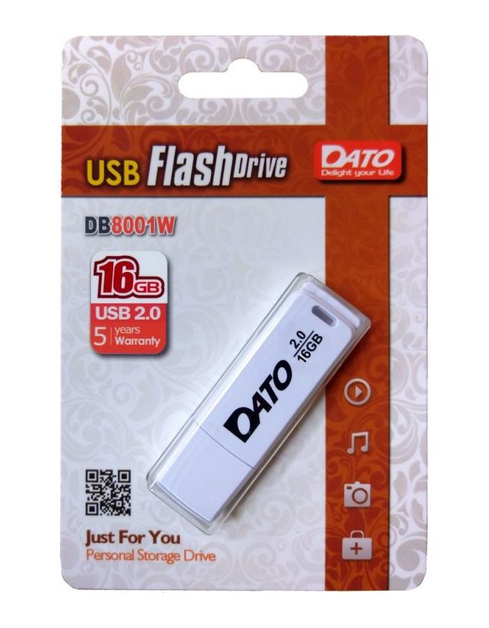 Флешка Dato 16Gb DB8001 (DB8001W-16G) USB2.0 белый
Флешка Dato 16Gb DB8001 (DB8001W-16G) USB2.0 белый
