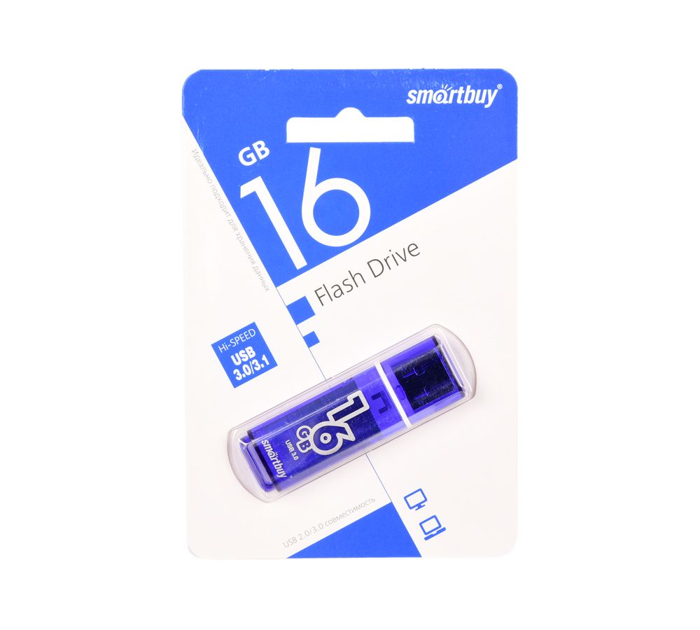 Флешка SmartBuy 16Gb Glossy dark blue USB 3.0
Флешка SmartBuy 16Gb Glossy dark blue USB 3.0