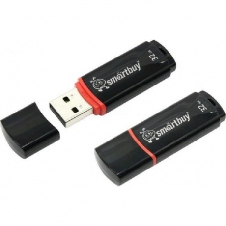 Флешка SmartBuy Crown USB 32GB Black (SB32GBCRW-K)
Флешка SmartBuy Crown USB 32GB Black (SB32GBCRW-K)