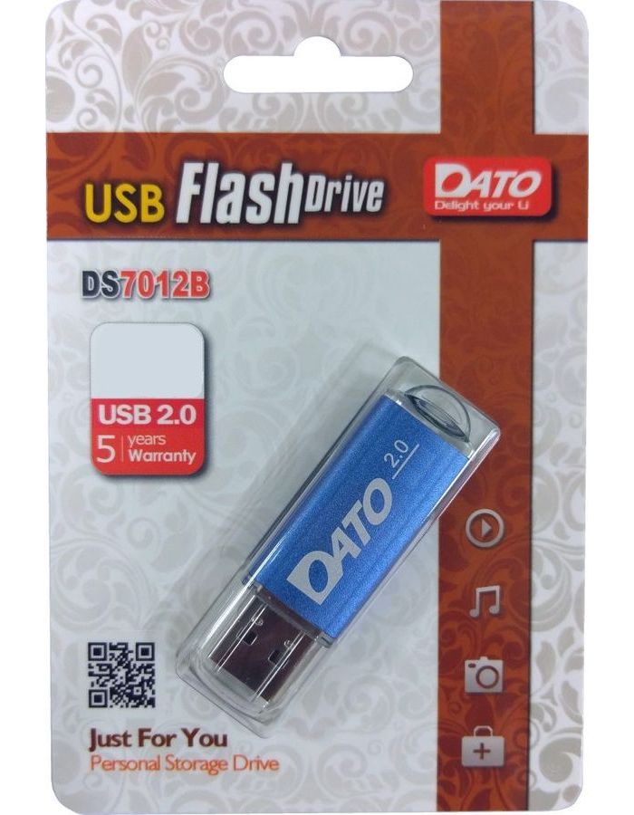 Флешка Dato 64Gb DS7012 (DS7012B-64G) USB 2.0 синий
Флешка Dato 64Gb DS7012 (DS7012B-64G) USB 2.0 синий