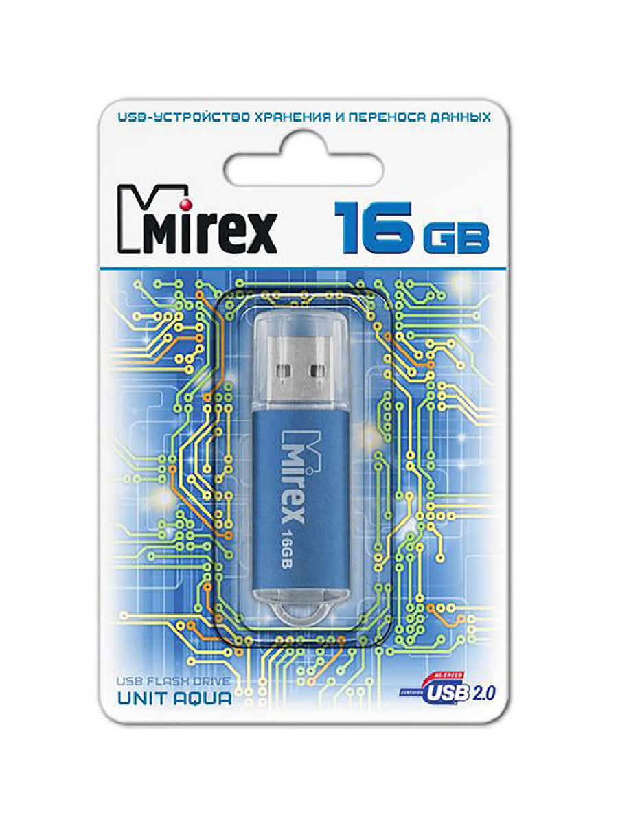 Флешка MIREX UNIT (16 Gb) AQUA
Флешка MIREX UNIT (16 Gb) AQUA