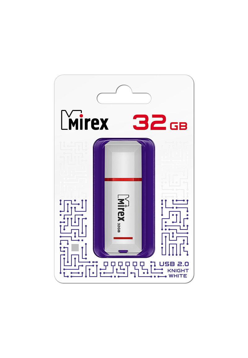 Флешка MIREX KNIGHT (32 Gb) WHITE
Флешка MIREX KNIGHT (32 Gb) WHITE