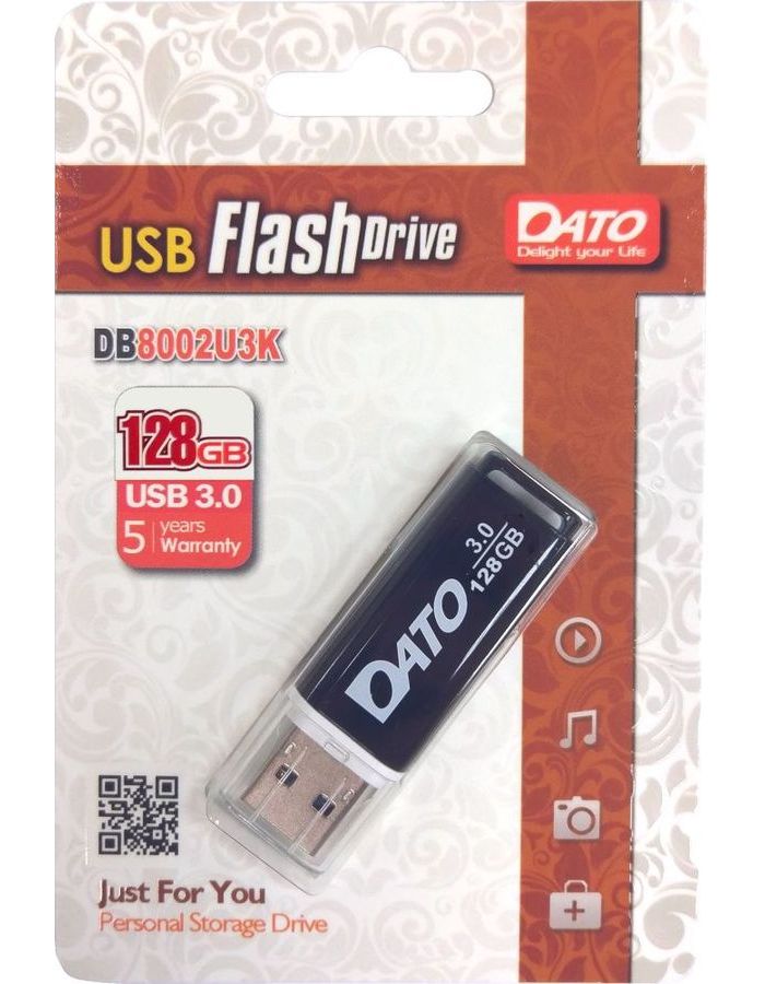 Флешка Dato 128Gb DB8002U3 (DB8002U3K-128G) USB3.0 черный
Флешка Dato 128Gb DB8002U3 (DB8002U3K-128G) USB3.0 черный