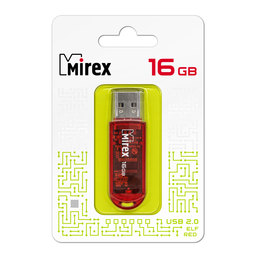 Флешка Mirex 13600-FMURDE16 16GB Elf USB 2.0 Красный
Флешка Mirex 13600-FMURDE16 16GB Elf USB 2.0 Красный