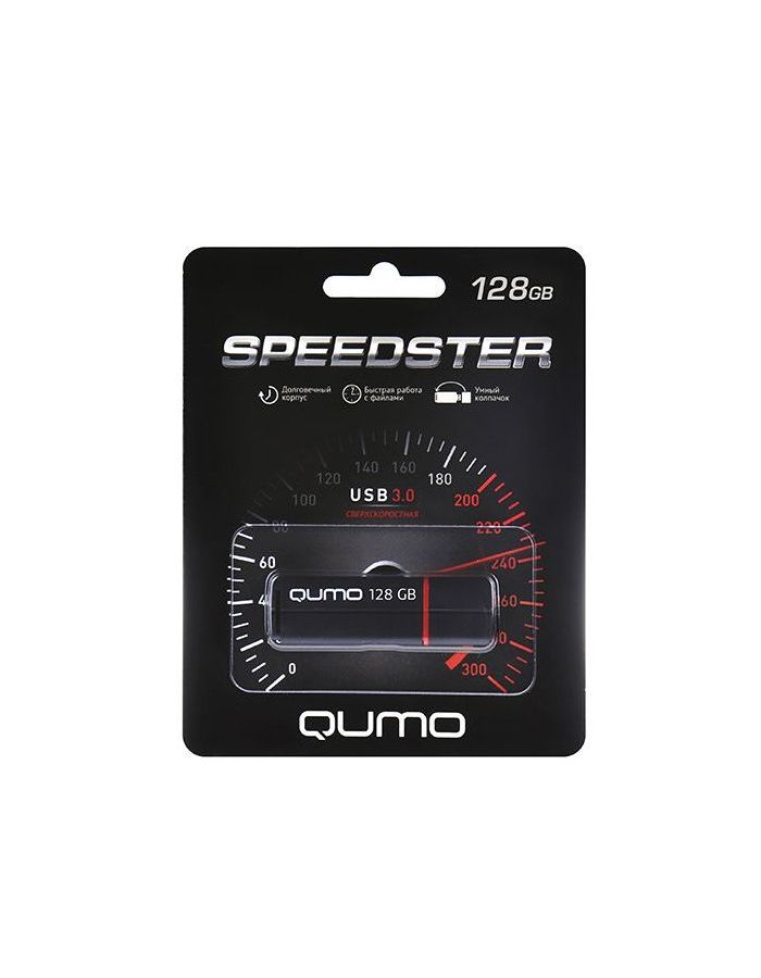 Флешка QUMO 128GB SPEEDSTER 3.0 BLACK, цвет корпуса черный (QM128GUD3-SP-black)
Флешка QUMO 128GB SPEEDSTER 3.0 BLACK, цвет корпуса черный (QM128GUD3-SP-black)
