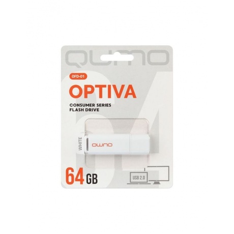 Флешка QUMO USB 2.0 64GB Optiva 01 White QM64GUD-OP1-white
Флешка QUMO USB 2.0 64GB Optiva 01 White QM64GUD-OP1-white