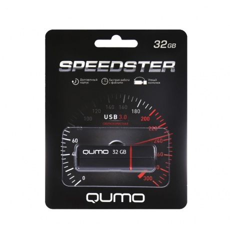 Флешка QUMO USB 3.0 32GB Speedster QM32GUD3-SP-black
Флешка QUMO USB 3.0 32GB Speedster QM32GUD3-SP-black