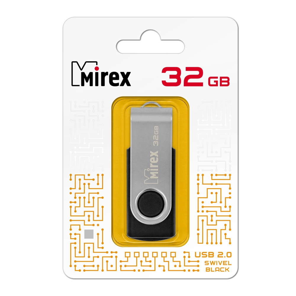 Флешка 32GB Mirex Swivel, USB 2.0, Черный (13600-FMURUS32)
Флешка 32GB Mirex Swivel, USB 2.0, Черный (13600-FMURUS32)