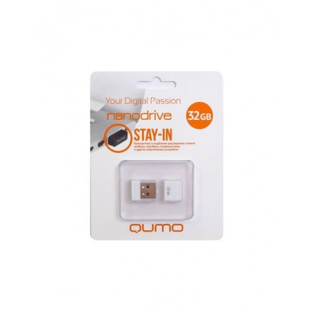 Флешка QUMO USB 2.0 32GB NANO QM32GUD-NANO-W White
Флешка QUMO USB 2.0 32GB NANO QM32GUD-NANO-W White