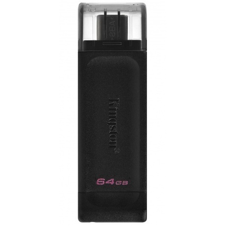 Флешка Kingston USB-C 3.2 64GB (DT70/64GB)
Флешка Kingston USB-C 3.2 64GB (DT70/64GB)