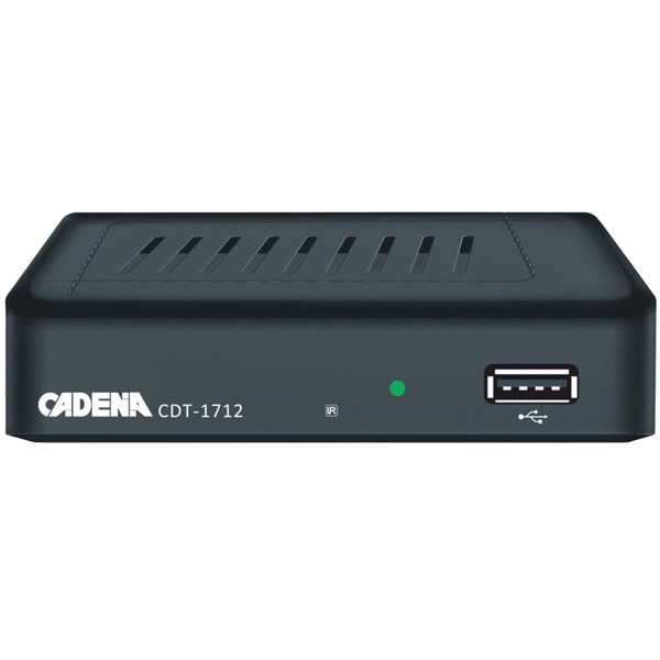 TV-тюнер DVB-T2 Cadena CDT-1712
TV-тюнер DVB-T2 Cadena CDT-1712