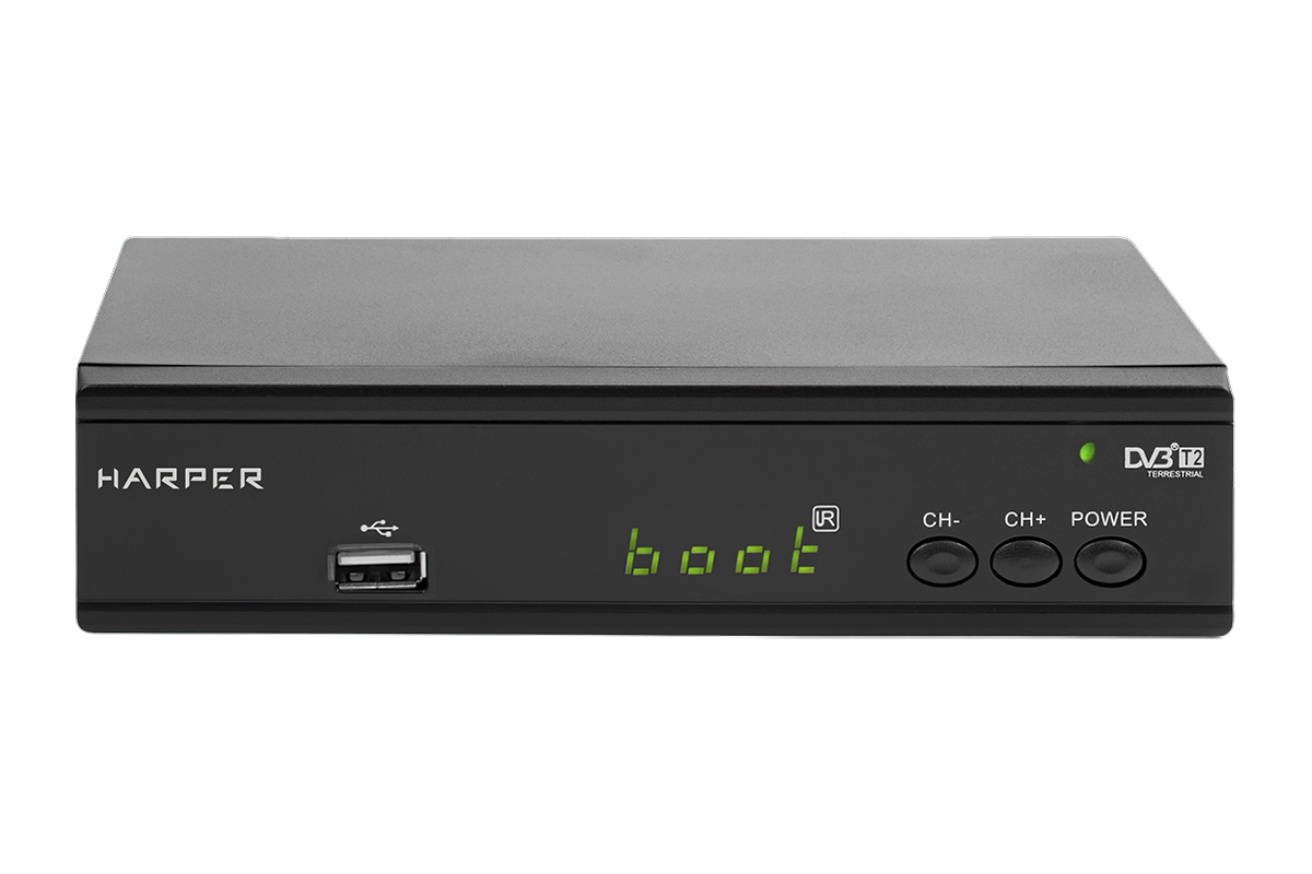 TV-тюнер DVB-T2 Harper HDT2-2030
TV-тюнер DVB-T2 Harper HDT2-2030