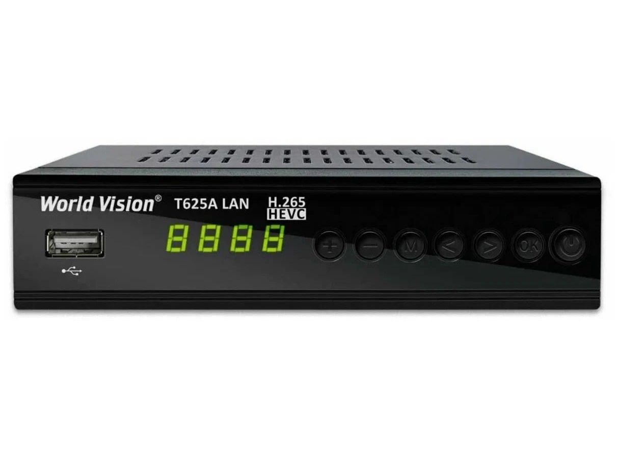 TV-тюнер DVB-T2/C World Vision T625A LAN, Dolby Digital
TV-тюнер DVB-T2/C World Vision T625A LAN, Dolby Digital