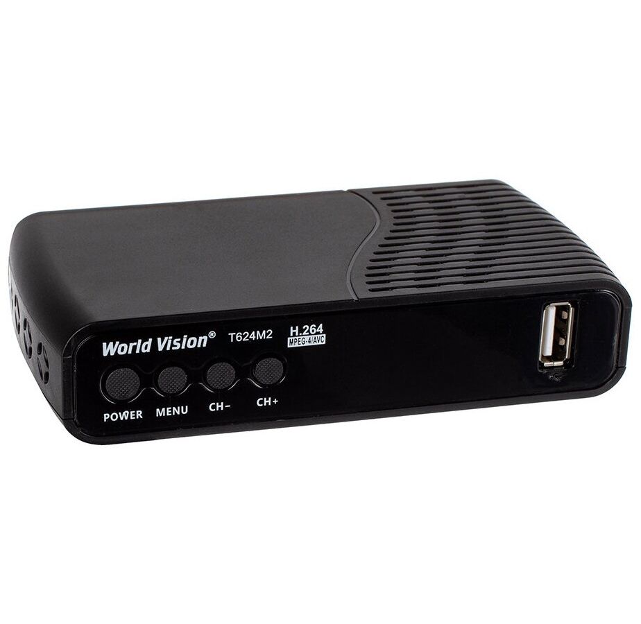 TV-тюнер World Vision T624M2 (Эфирный, DVB-T2/C, HD, Dolby Digital)
TV-тюнер World Vision T624M2 (Эфирный, DVB-T2/C, HD, Dolby Digital)