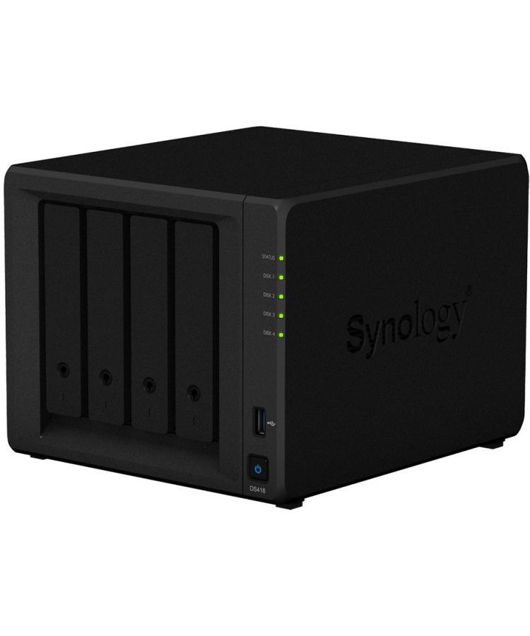 Сетевое хранилище NAS Synology DS418 USB3
Сетевое хранилище NAS Synology DS418 USB3