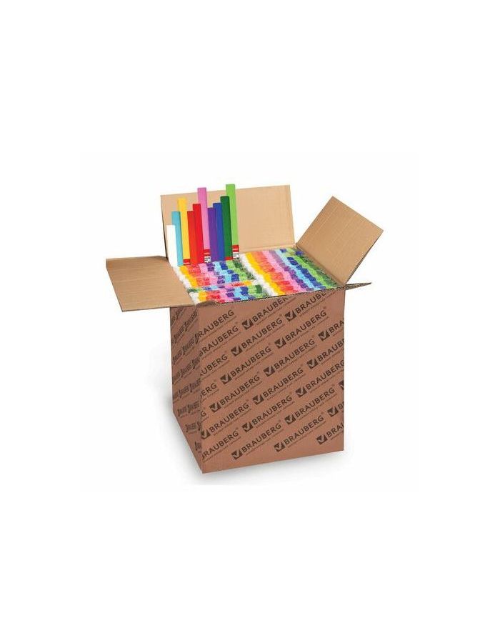 Цветная бумага крепированная плотная, ассорти 10 цветов, растяжение до 45%, 32 г/м2, BRAUBERG, 50х250 см, 127151, (200 шт.)
Цветная бумага крепированная плотная, ассорти 10 цветов, растяжение до 45%, 32 г/м2, BRAUBERG, 50х250 см, 127151, (200 шт.)