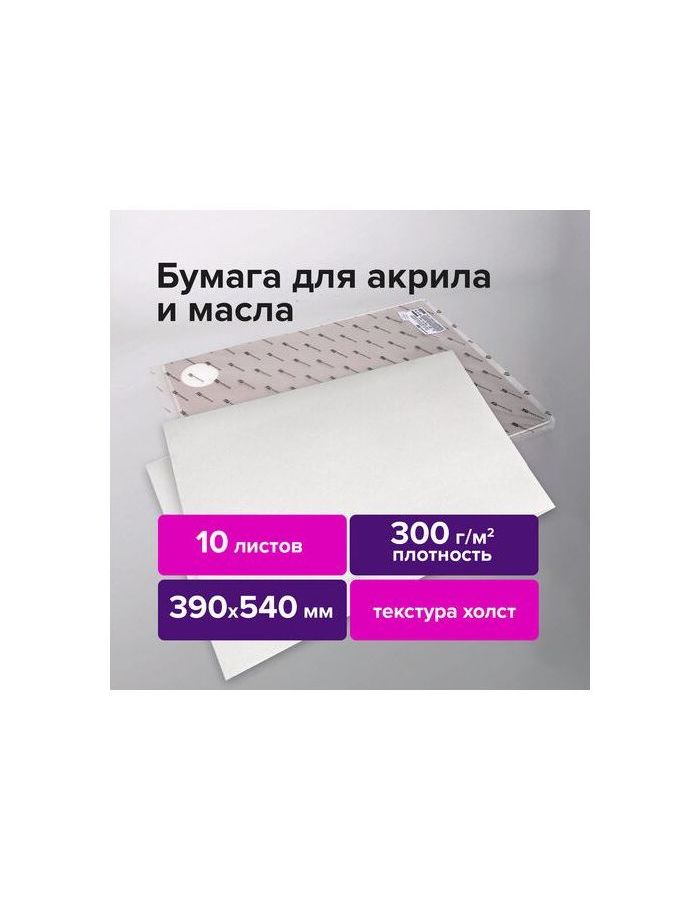 113269, Бумага для акриловых и масляных красок, 300 г/м2, 390x540 мм, 10 листов, BRAUBERG ART PREMIERE, 113269
113269, Бумага для акриловых и масляных красок, 300 г/м2, 390x540 мм, 10 листов, BRAUBERG ART PREMIERE, 113269