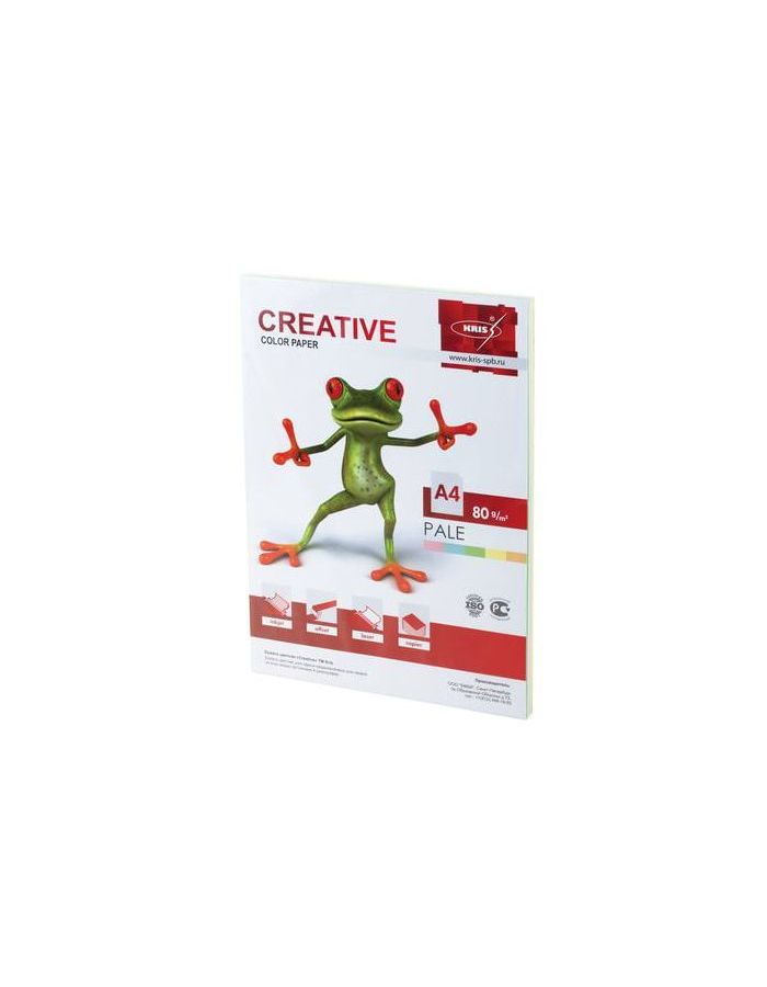 Бумага CREATIVE color (Креатив), А4, 80 г/м2, 100 л. (5 цв.х20 л.), цветная пастель, БПpr-100r
Бумага CREATIVE color (Креатив), А4, 80 г/м2, 100 л. (5 цв.х20 л.), цветная пастель, БПpr-100r