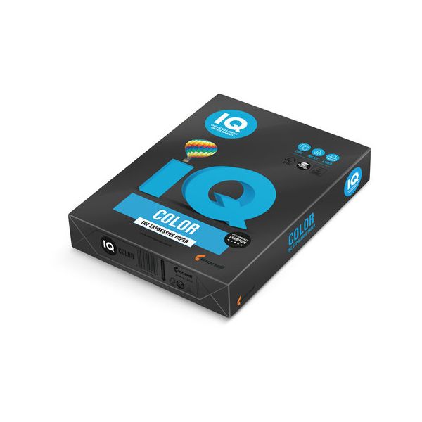 Бумага IQ color, А4, 80 г/м2, 500 л., интенсив, черная, В100
Бумага IQ color, А4, 80 г/м2, 500 л., интенсив, черная, В100