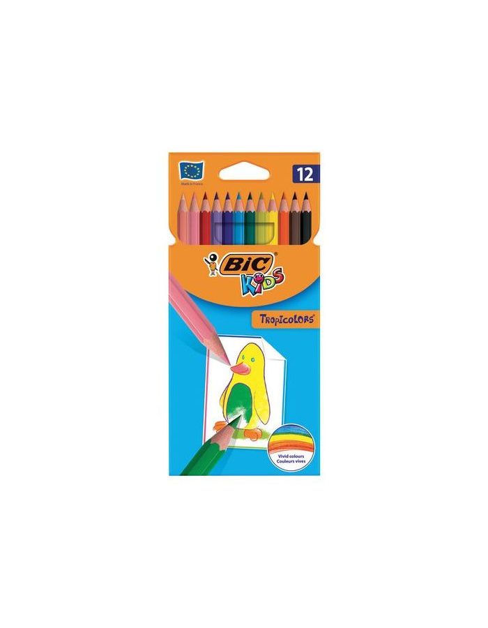 Карандаши цветные BIC Tropicolors, 12 цветов, пластиковые, заточенные, европодвес, 8325666
Карандаши цветные BIC Tropicolors, 12 цветов, пластиковые, заточенные, европодвес, 8325666