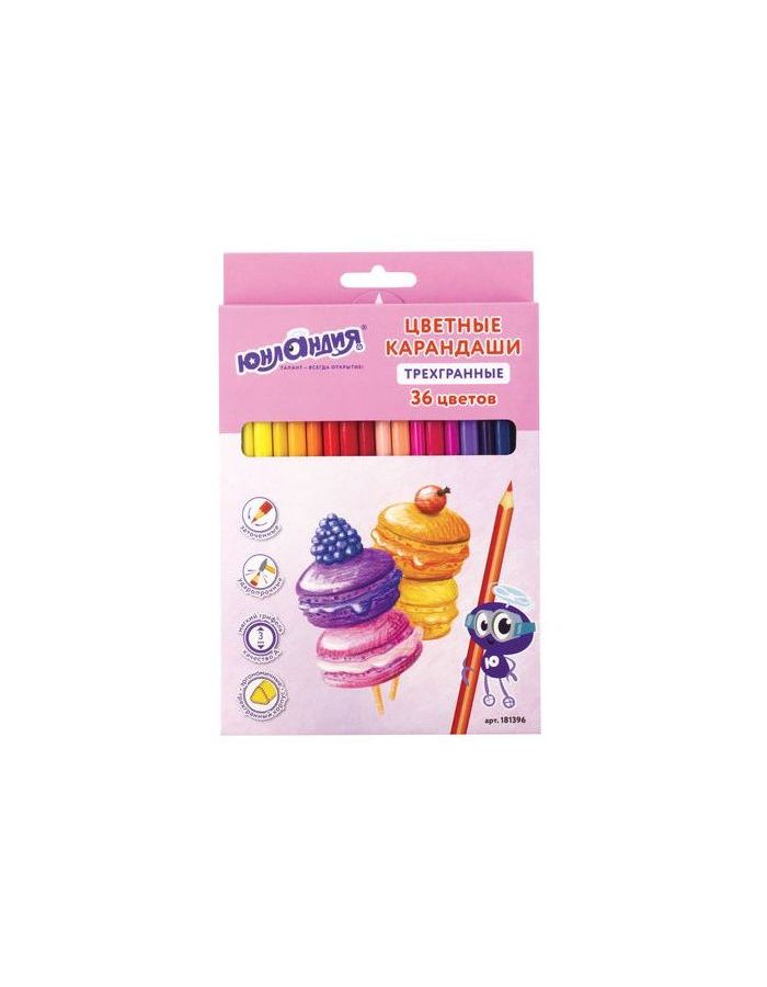 Карандаши цветные ЮНЛАНДИЯ СЛАДКИЕ ИСТОРИИ, 36 цветов, трехгранные заточенные, 181396
Карандаши цветные ЮНЛАНДИЯ СЛАДКИЕ ИСТОРИИ, 36 цветов, трехгранные заточенные, 181396