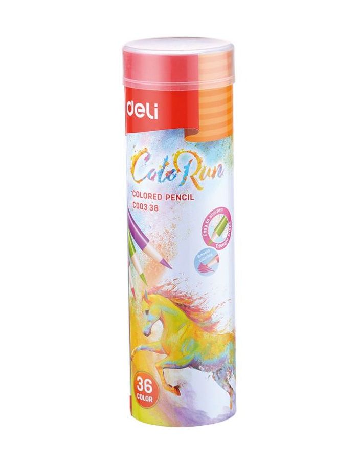 Карандаши цветные Deli ColoRun 36 цветов EC00338 (12 шт. в уп-ке)
Карандаши цветные Deli ColoRun 36 цветов EC00338 (12 шт. в уп-ке)