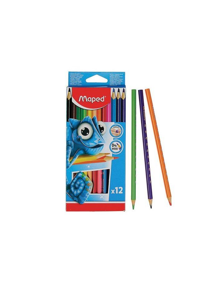 Карандаши цветные MAPED (Франция) Pulse', 12 цв, пластиковые, трехгранные,заточ.,европодве
Карандаши цветные MAPED (Франция) Pulse', 12 цв, пластиковые, трехгранные,заточ.,европодве
