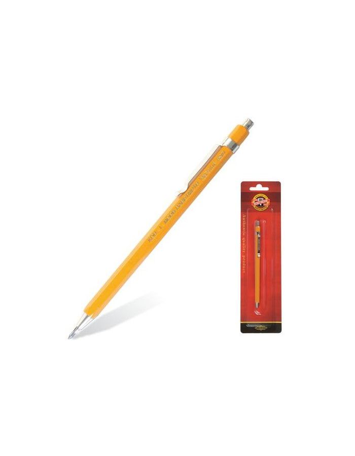 Карандаш механический KOH-I-NOOR, корпус желтый, цанговый, точилка, 2 мм, 5201CN1004BL
Карандаш механический KOH-I-NOOR, корпус желтый, цанговый, точилка, 2 мм, 5201CN1004BL