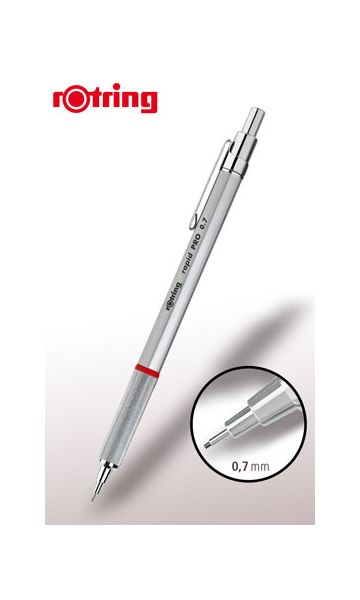 Карандаш механический Rotring Rapid Pro 1904256 серебристый
Карандаш механический Rotring Rapid Pro 1904256 серебристый