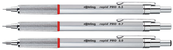 Карандаш механический Rotring Rapid Pro 1904255 серебристый
Карандаш механический Rotring Rapid Pro 1904255 серебристый