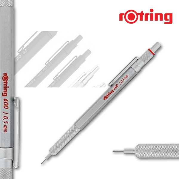 Карандаш механический Rotring 600 1904445 серебристый
Карандаш механический Rotring 600 1904445 серебристый