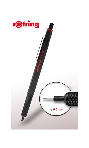 Карандаш механический Rotring 600 1904443 черный
Карандаш механический Rotring 600 1904443 черный