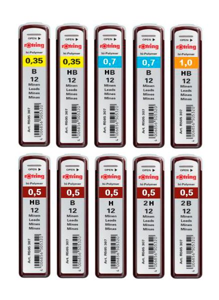 Грифели Rotring Tikky S0312630 (12 шт.) (10 шт. в уп-ке)
Грифели Rotring Tikky S0312630 (12 шт.) (10 шт. в уп-ке)