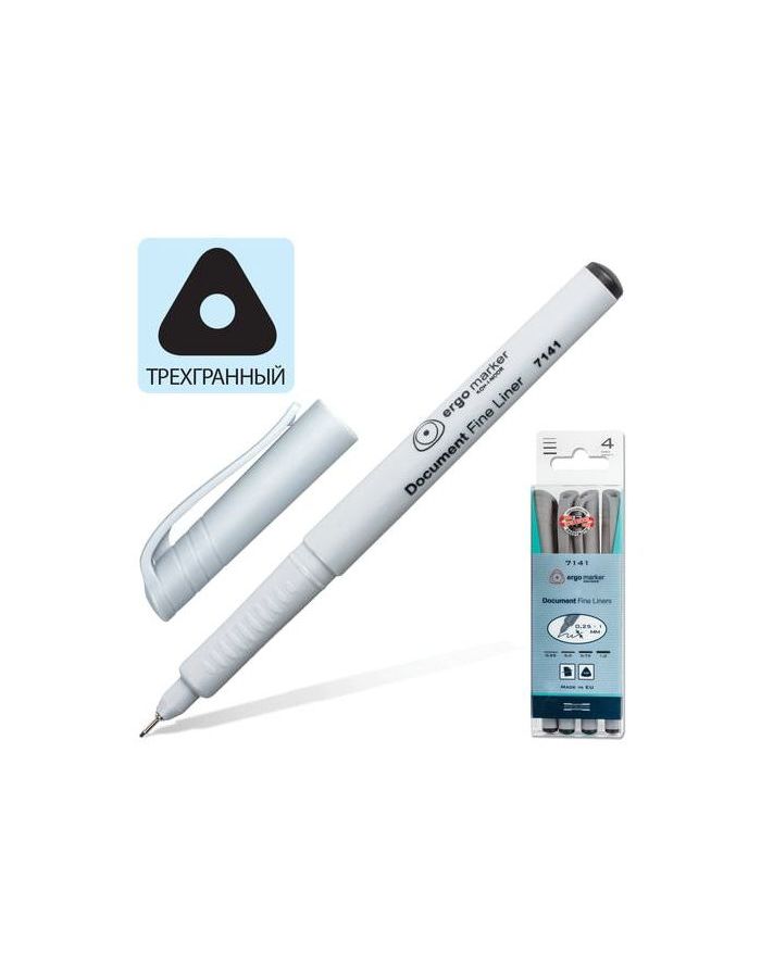 Ручки капиллярные KOH-I-NOOR, НАБОР 4 шт., ЧЕРНЫЕ, трехгранные, линия письма 0,25/0,5/0,75/1 мм, 777141JD01PK
Ручки капиллярные KOH-I-NOOR, НАБОР 4 шт., ЧЕРНЫЕ, трехгранные, линия письма 0,25/0,5/0,75/1 мм, 777141JD01PK