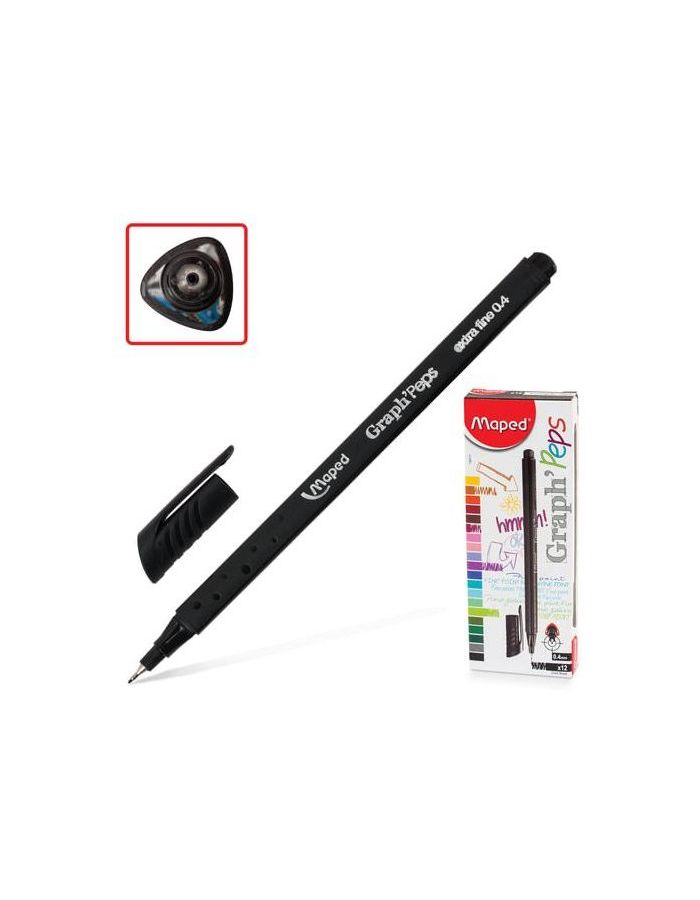 Ручка капиллярная MAPED (Франция) Graph' Peps, ЧЕРНАЯ, трехгранная, корпус черный, линия письма 0,4 мм, 749111, (12 шт.)
Ручка капиллярная MAPED (Франция) Graph' Peps, ЧЕРНАЯ, трехгранная, корпус черный, линия письма 0,4 мм, 749111, (12 шт.)