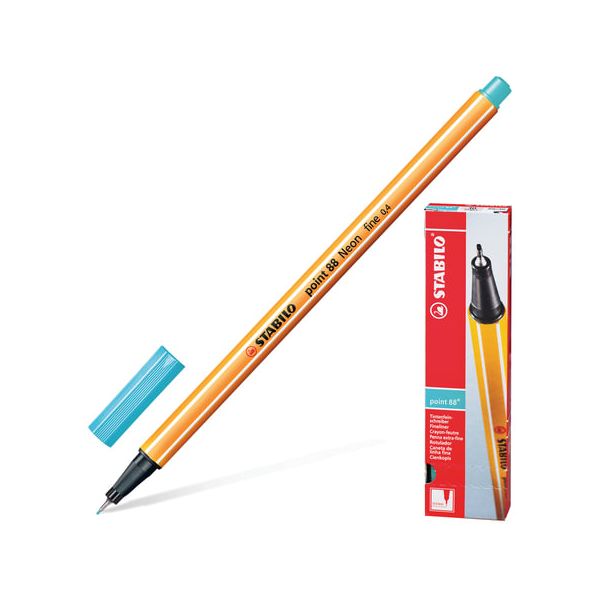 Ручка капиллярная STABILO Point 88, НЕБЕСНАЯ ЛАЗУРЬ, корпус оранжевый, линия письма 0,4 мм, 88/57, (10 шт.)
Ручка капиллярная STABILO Point 88, НЕБЕСНАЯ ЛАЗУРЬ, корпус оранжевый, линия письма 0,4 мм, 88/57, (10 шт.)