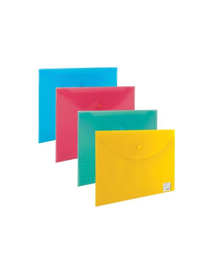 Папка-конверт с кнопкой BRAUBERG My CLEAR BAG, А4, до 100 листов, прозрачная, ассорти, 0,15 мм, 225174, (30 шт.)
Папка-конверт с кнопкой BRAUBERG My CLEAR BAG, А4, до 100 листов, прозрачная, ассорти, 0,15 мм, 225174, (30 шт.)