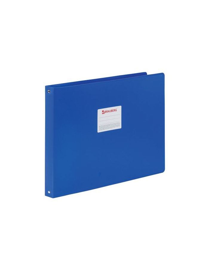 Папка на 4 кольцах БОЛЬШОГО ФОРМАТА А3, ГОРИЗОНТАЛЬНАЯ, 30 мм, синяя, 0,8 мм, BRAUBERG Стандарт, 225767
Папка на 4 кольцах БОЛЬШОГО ФОРМАТА А3, ГОРИЗОНТАЛЬНАЯ, 30 мм, синяя, 0,8 мм, BRAUBERG Стандарт, 225767